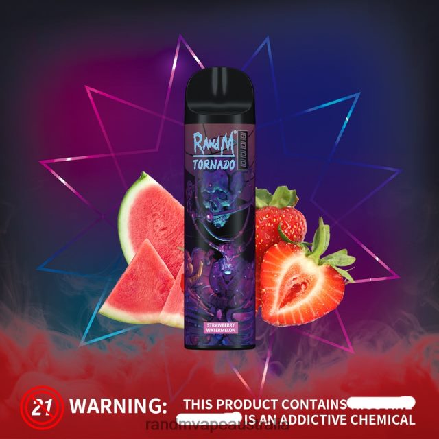 RandM Vape Sydney - RandM Tornado 8000 Airflow Control Vape Device 1Pc 6NRPJ4237 Blue Razz Ice