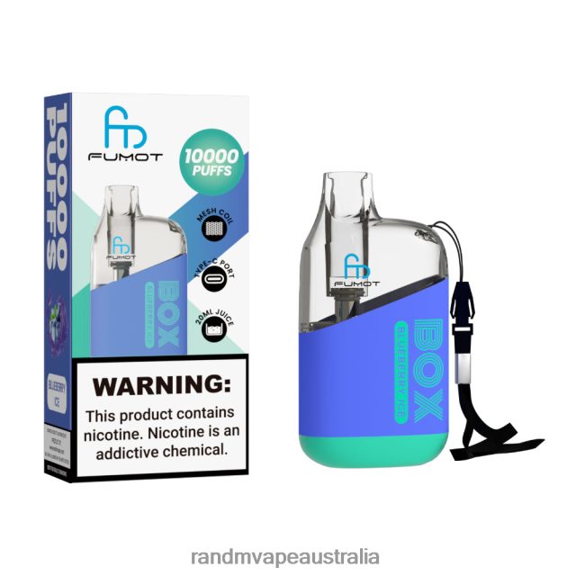 RandM Vapes Australia - Fumot Original RandM Tornado Box 10000 Airflow Control Vape Device 1Pc 6NRPJ492 Gummy Bear